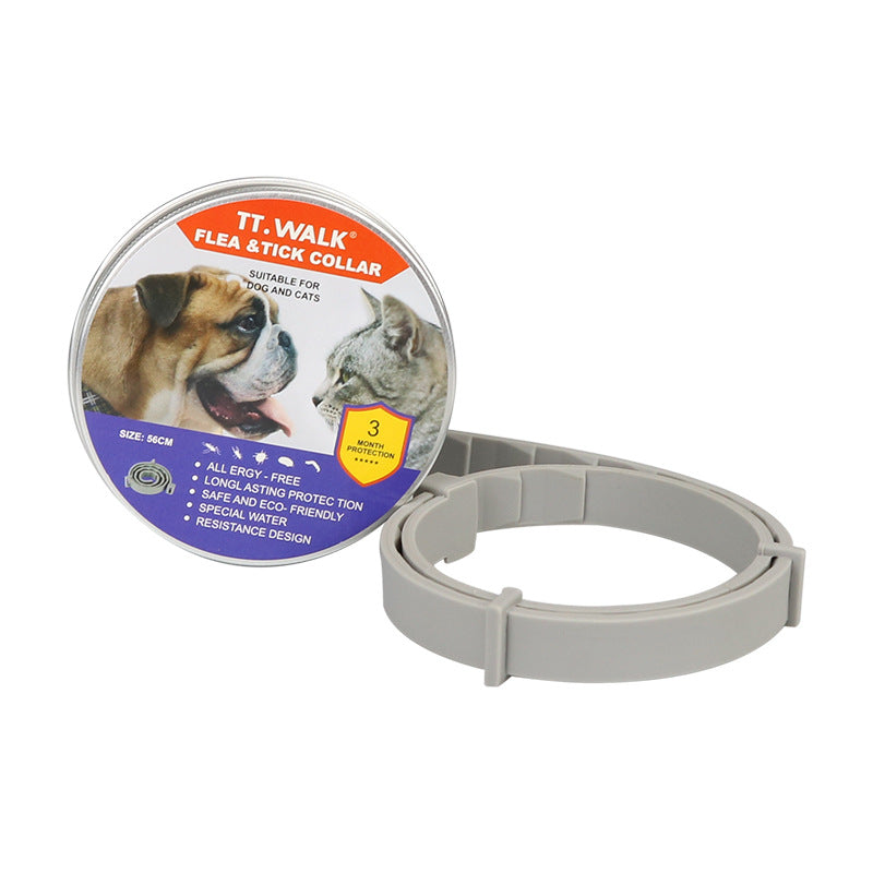 Amazon pet insect repellent collar cat and dog anti-bite anti-flea collar mite silicone collar manufacturers