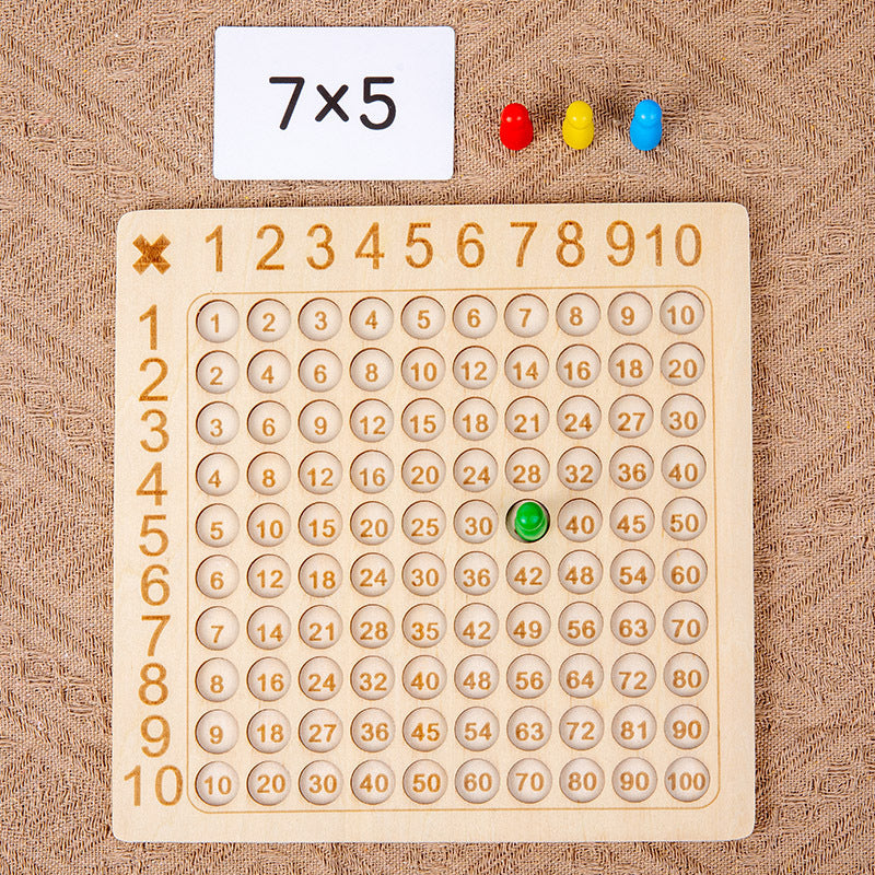 Multiplication Table Recitation Game Children's Toy Primary School Students Math Mental Arithmetic Practice Educational Early Learning Tool