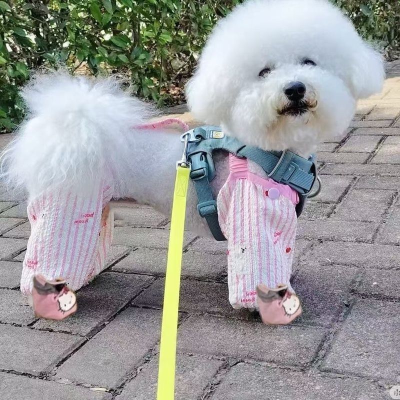 Anti-Dirt, Anti-Shedding, Breathable, Belly-Protecting Pet Clothing, Puppy Onesie for Walking, Cute Pet Clothing, Anti-Dirt