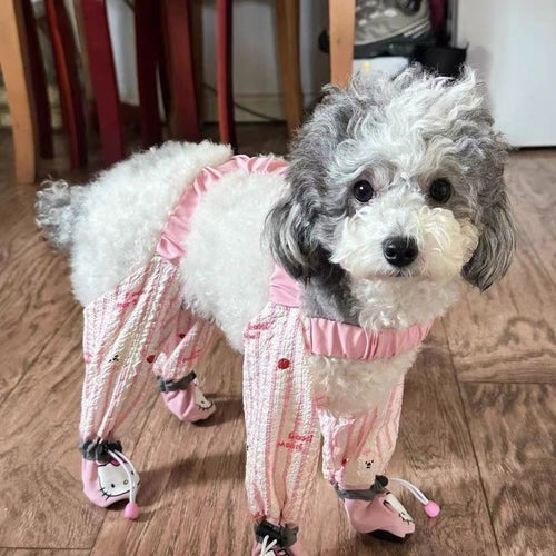 Anti-Dirt, Anti-Shedding, Breathable, Belly-Protecting Pet Clothing, Puppy Onesie for Walking, Cute Pet Clothing, Anti-Dirt