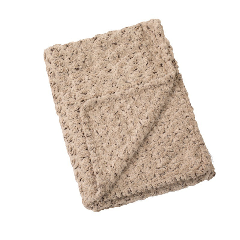 Brand Cross-Border Foreign Trade Pet Supplies Wholesale Cat Blanket to Prevent Colds, Universal Dog Blanket for All Seasons, Cold-Proof Quilt
