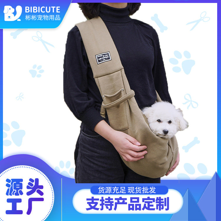 Widened Shoulder Strap Pet Shoulder Bag for Small Dogs, Double-Sided Crossbody Cat Bag, Wholesale Dog Bag for Pets
