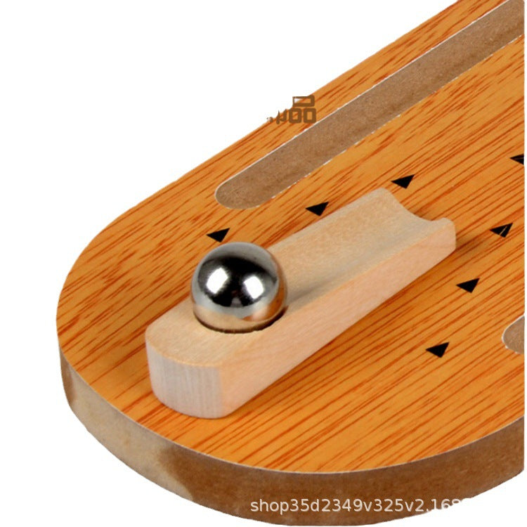 Cross-Border Children's Gifts Wholesale Wooden Mini Desktop Bowling Set Game Parent-Child Interactive Educational Toys