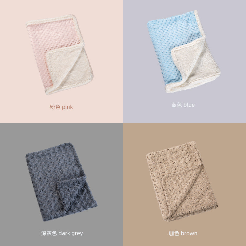 Brand Cross-Border Foreign Trade Pet Supplies Wholesale Cat Blanket to Prevent Colds, Universal Dog Blanket for All Seasons, Cold-Proof Quilt