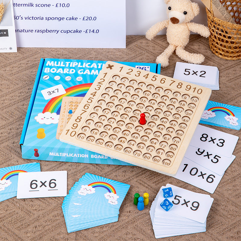 Multiplication Table Recitation Game Children's Toy Primary School Students Math Mental Arithmetic Practice Educational Early Learning Tool