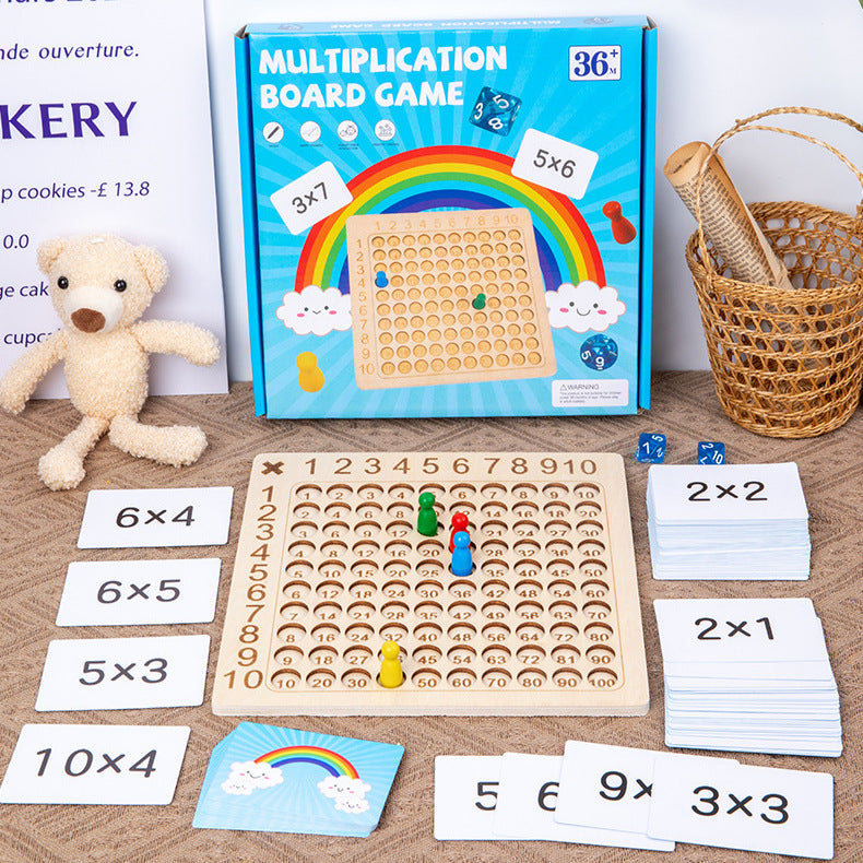 Multiplication Table Recitation Game Children's Toy Primary School Students Math Mental Arithmetic Practice Educational Early Learning Tool
