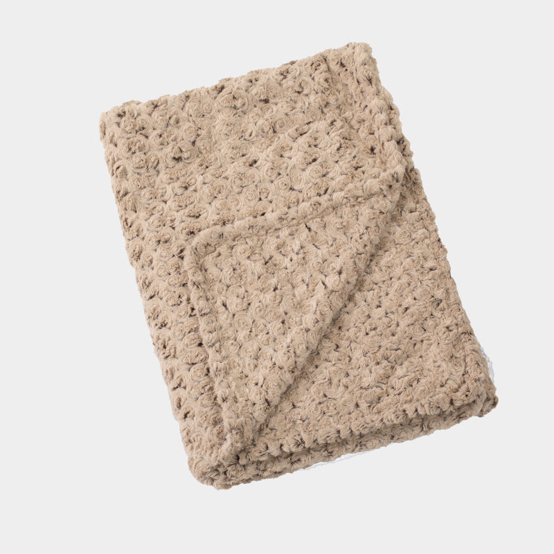 Brand Cross-Border Foreign Trade Pet Supplies Wholesale Cat Blanket to Prevent Colds, Universal Dog Blanket for All Seasons, Cold-Proof Quilt