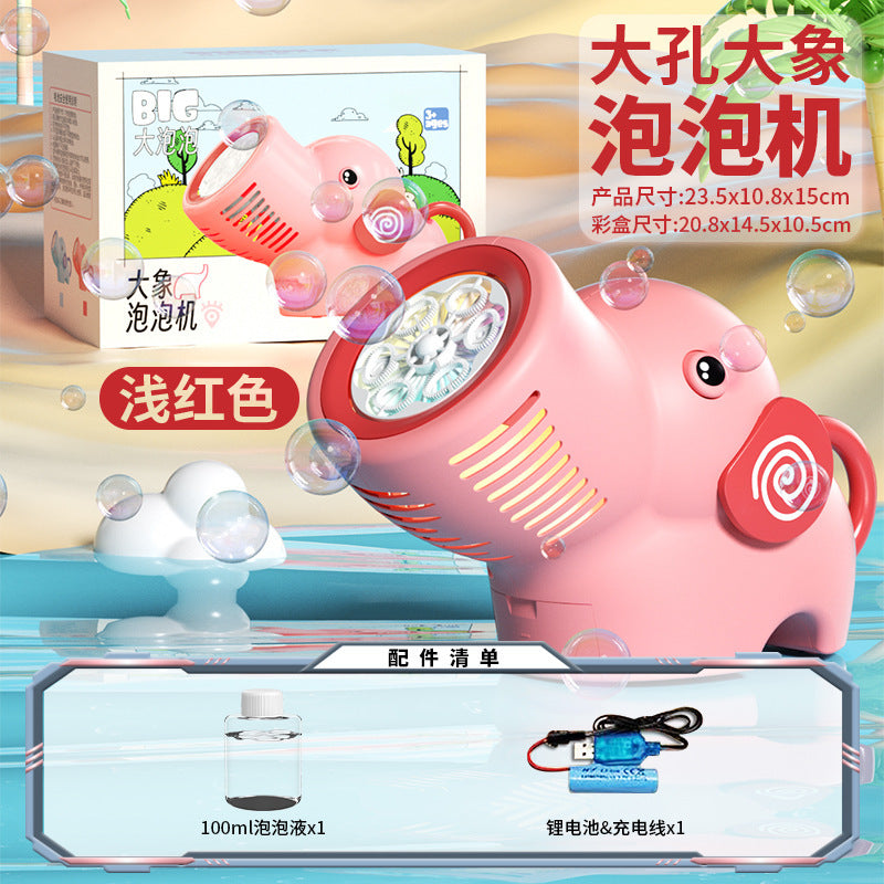 New net red shaking head unicorn automatic bubble machine children's hand-held bubble gun stick toy stall wholesale