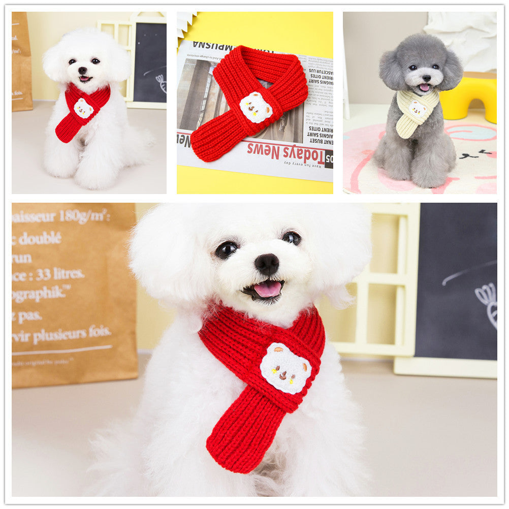 Pet Scarf Puppy Accessories Pet Supplies Cat Scarf Dog Scarf Accessories Puppet Cat Bixie Dog Scarf