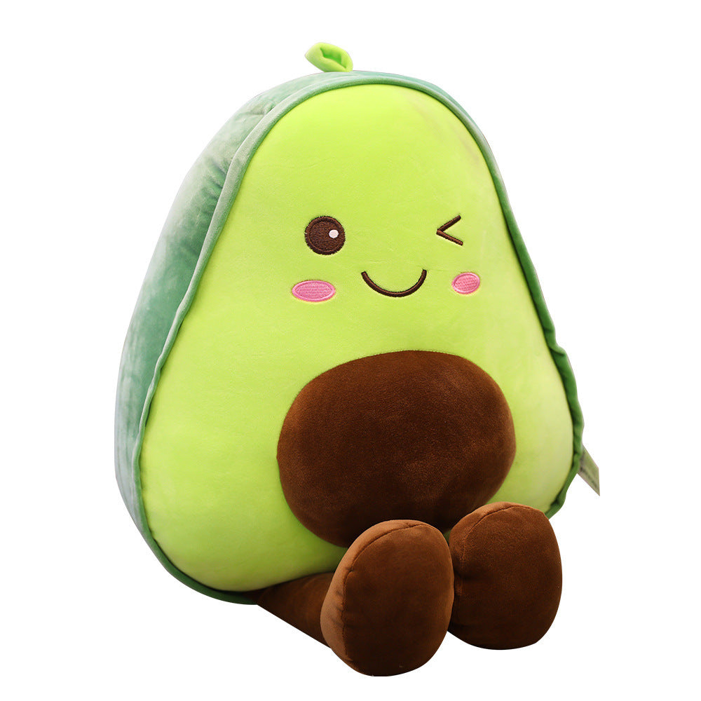 Down Cotton Avocado Doll Pillow Soft Stuffed Toy Sleeping Pillow Children Girls Birthday Gift Large Rag Doll
