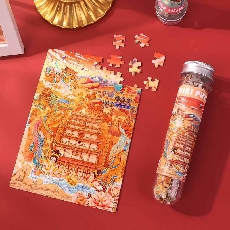 City Travel Hangzhou DIY Test Tube Puzzle Children's Educational Toys Attractions Gift Shop Wholesale Desktop Decorations