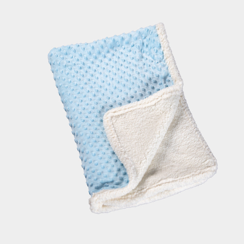 Brand Cross-Border Foreign Trade Pet Supplies Wholesale Cat Blanket to Prevent Colds, Universal Dog Blanket for All Seasons, Cold-Proof Quilt
