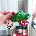 Creative crocodile bite toy keychain trick cartoon schoolbag pendant exquisite children's personality small toys wholesale
