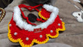 Christmas Cat Bib New Year Pet Collar Handmade Woven Princess Style Cat Slip Towel Bib Scarf