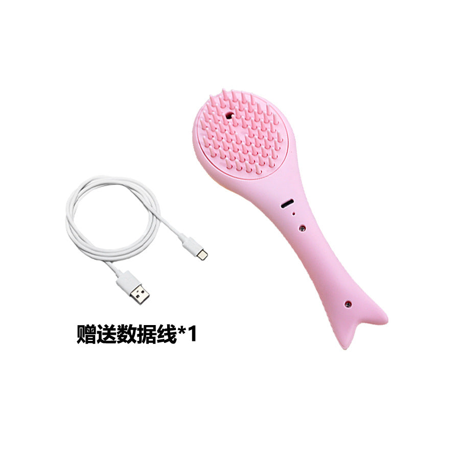 Pet Spray Massage Comb Steam Comb Brush Cat Hair Cleaner Cat Dog Hair Free Bath Cat Comb